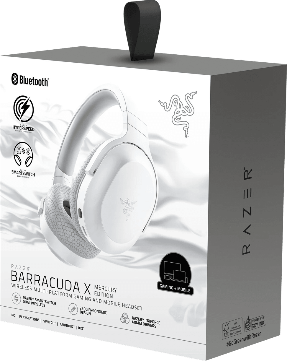 Casque gaming Bluetooth Razer Barracuda X Mercury — image 6