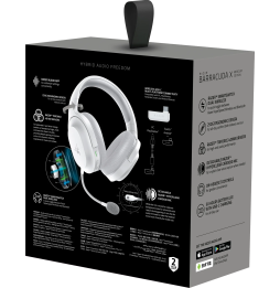 Casque gaming Bluetooth Razer Barracuda X Mercury - ANC