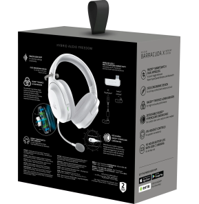 Casque gaming Bluetooth Razer Barracuda X Mercury - ANC