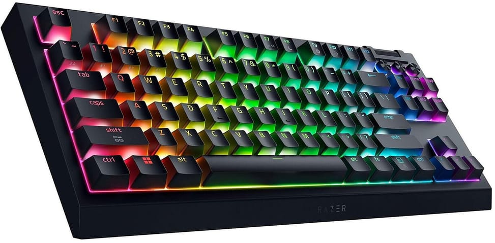 Clavier Sans fil Razer BlackWidow V4 Tenkeyless HyperSpeed - Français (AZERTY) (RZ03-05480500-R3F1) — image 2