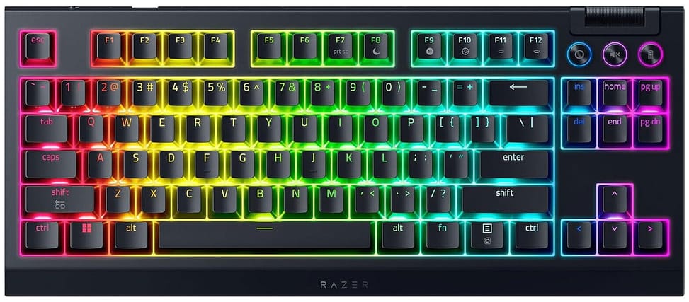 Razer BlackWidow V4 Tenkeyless HyperSpeed Wireless Keyboard - French (AZERTY) (RZ03-05480500-R3F1) — image 1