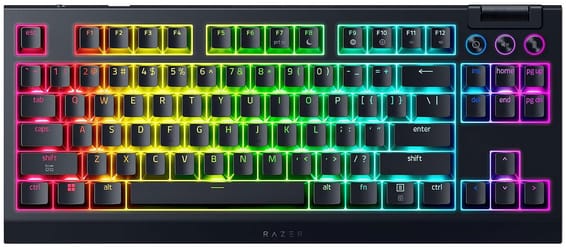 Clavier Sans fil Razer BlackWidow V4 Tenkeyless HyperSpeed - Français (AZERTY) (RZ03-05480500-R3F1)