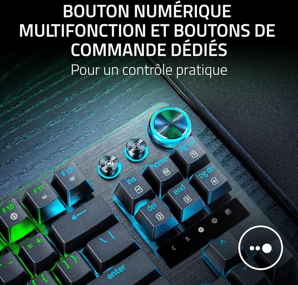 Clavier Gamer Razer Huntsman V3 Pro Tenkeyless usb - AZERTY (RZ03-04980500-R3F1) — image 8