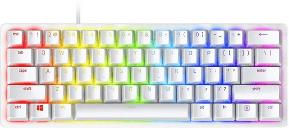 Clavier Gamer Razer Huntsman Mini - Mercury Ed (Red Switch) USB - AZERTY (RZ03-03393600-R3F1)