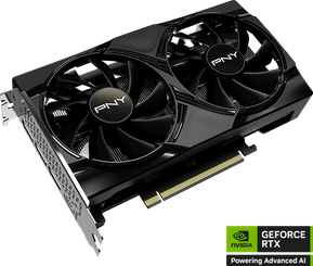 Carte Graphique à double ventilateur PNY GeForce RTX 5050 NVIDIA 8GB PCIE 5.0 (VCG50508DFXPB1)