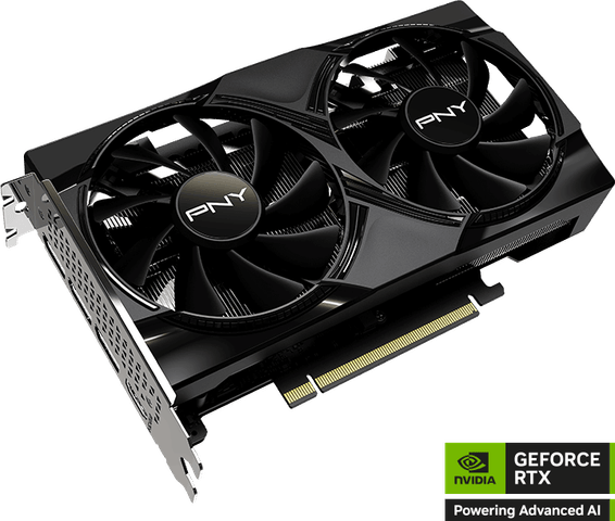 Carte Graphique à double ventilateur PNY GeForce RTX 5050 NVIDIA 8GB PCIE 5.0 (VCG50508DFXPB1)