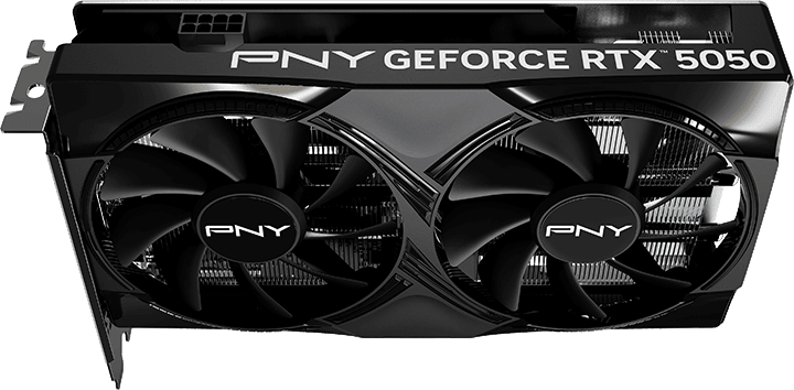 Carte Graphique à double ventilateur PNY GeForce RTX 5050 NVIDIA 8GB PCIE 5.0 (VCG50508DFXPB1) — image 7