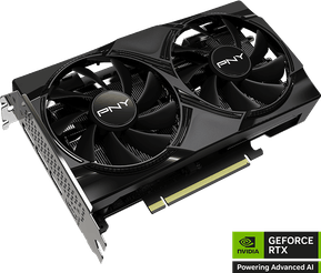 Carte Graphique à double ventilateur PNY GeForce RTX 5060 NVIDIA 8GB PCIE 5.0 (VCG50608DFXPB1)