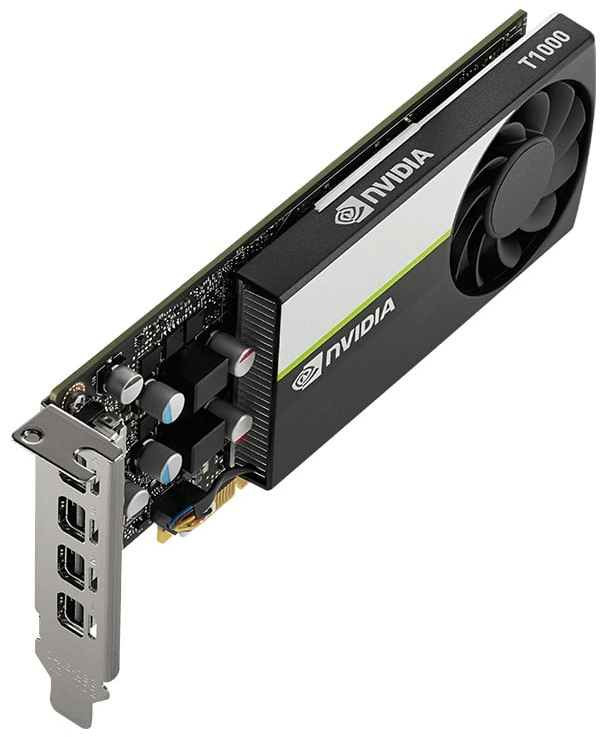 بطاقة رسومية PNY QUADRO T1000 NVIDIA 4GB GDDR6 PCIE 3.0 (VCNT1000-SB) — صورة 1