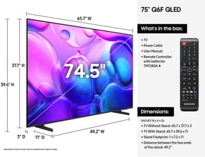 Téléviseur Samsung 55" QLED Q6F 4K serie 6 + Récepteur intégré (QA55Q6FAAUXMV) — image 7