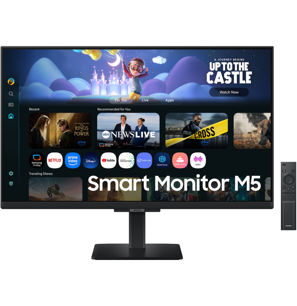 Écran intelligent 27" Samsung Smart M5 M50F Full HD (LS27FM500EUXEN)