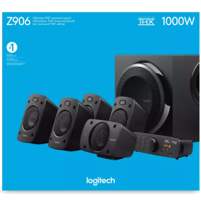 Logitech Speaker System Z906 Universel 500 W Noir 5.1 (980-000469)