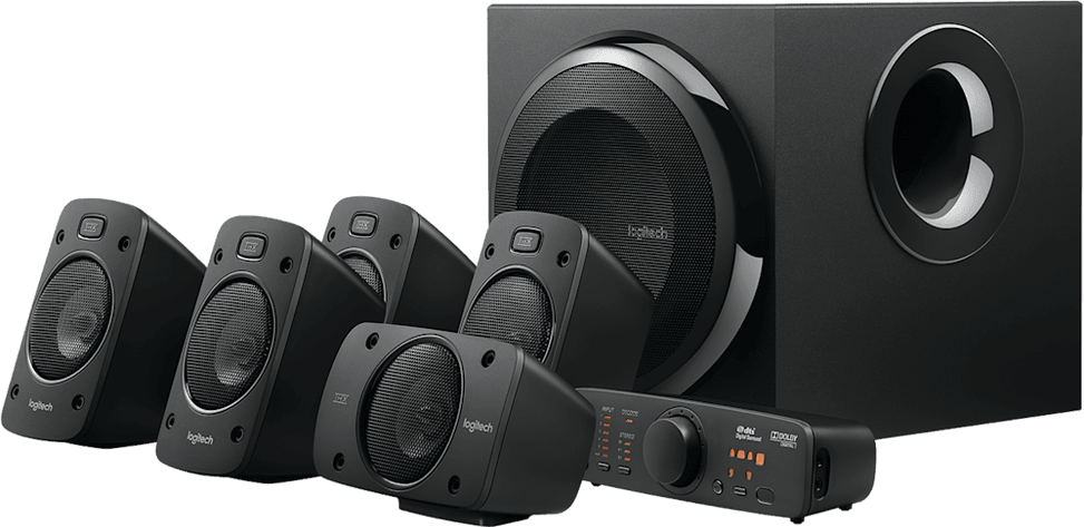 نظام مكبرات صوت Logitech Z906 عالمي 500 W أسود 5.1 (980-000469) — صورة 2