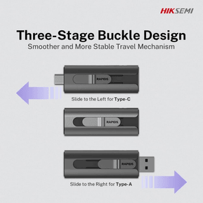 Clé USB double connectique Hiksemi S560 1 To USB-A / USB-C (HS-USB-S560-1TB-U3) — image 4