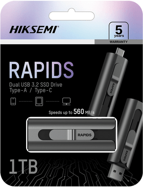 Clé USB double connectique Hiksemi S560 1 To USB-A / USB-C (HS-USB-S560-1TB-U3) — image 5