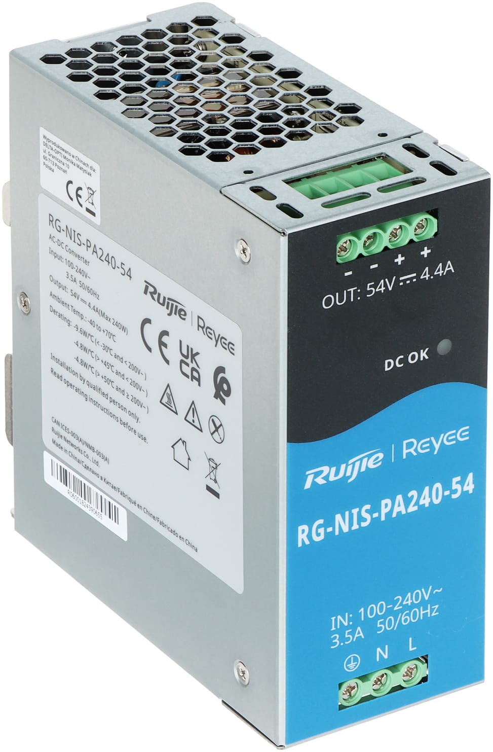 Bloc d’alimentation industriel Reyee PSU 240W pour RG-NIS2100 switch (RG-NIS-PA240-54) — image 3