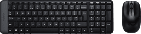 Ensemble clavier et souris sans fil Logitech MK220 - AZERTY (920-003160)