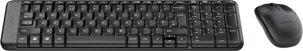 طقم لوحة مفاتيح وفأرة لاسلكي Logitech MK220 - AZERTY (920-003160) — صورة 2