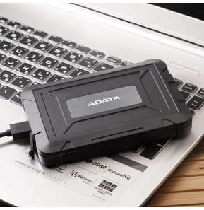 Boitier disque dur externe Adata ED600 HDD / SSD USB 3.1 (AED600-U31-CBK)