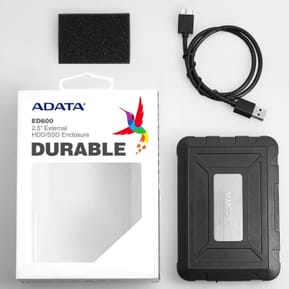 Boitier disque dur externe Adata ED600 HDD / SSD USB 3.1 (AED600-U31-CBK) — image 6