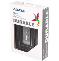 Boitier disque dur externe Adata ED600 HDD / SSD USB 3.1 (AED600-U31-CBK)