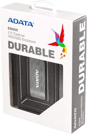 Boitier disque dur externe Adata ED600 HDD / SSD USB 3.1 (AED600-U31-CBK) — image 7
