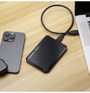 Boitier disque dur externe Adata EC600 HDD / SSD USB 3.2 (EC600-BCBK)