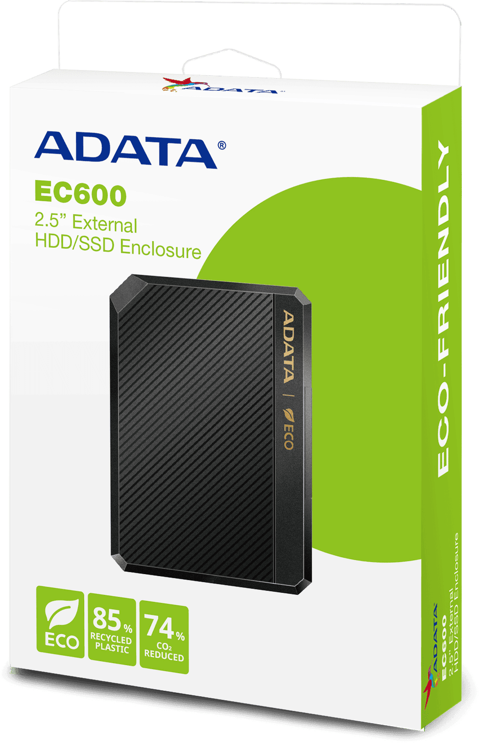 Boitier disque dur externe Adata EC600 HDD / SSD USB 3.2 (EC600-BCBK) — image 8