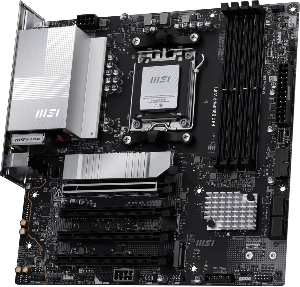 MSI PRO B850M-P WIFI Motherboard (911-7E71-001) — image 4