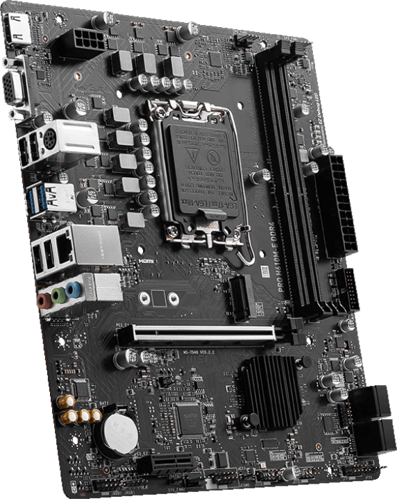 Carte Mère MSI PRO H610M-E DDR4 (911-7D48-062) — image 3