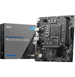 Carte Mère MSI PRO H610M-E DDR4 (911-7D48-062)