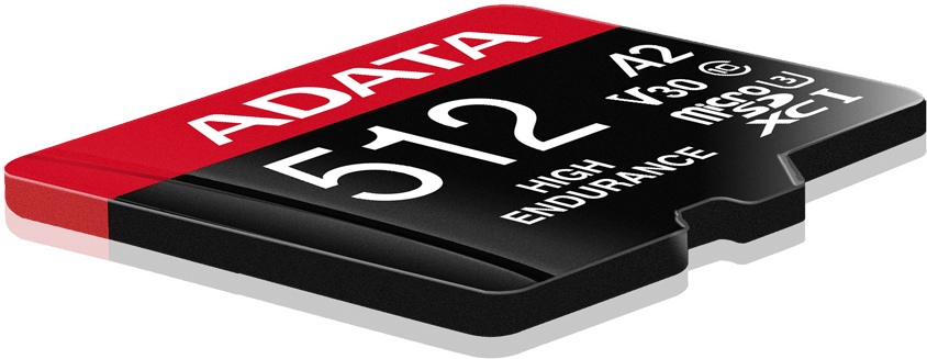 Carte mémoire ADATA 512 Go microSDXC/SDHC UHS-I haute endurance (AUSDX512GUI3V30SHA2-) — image 2
