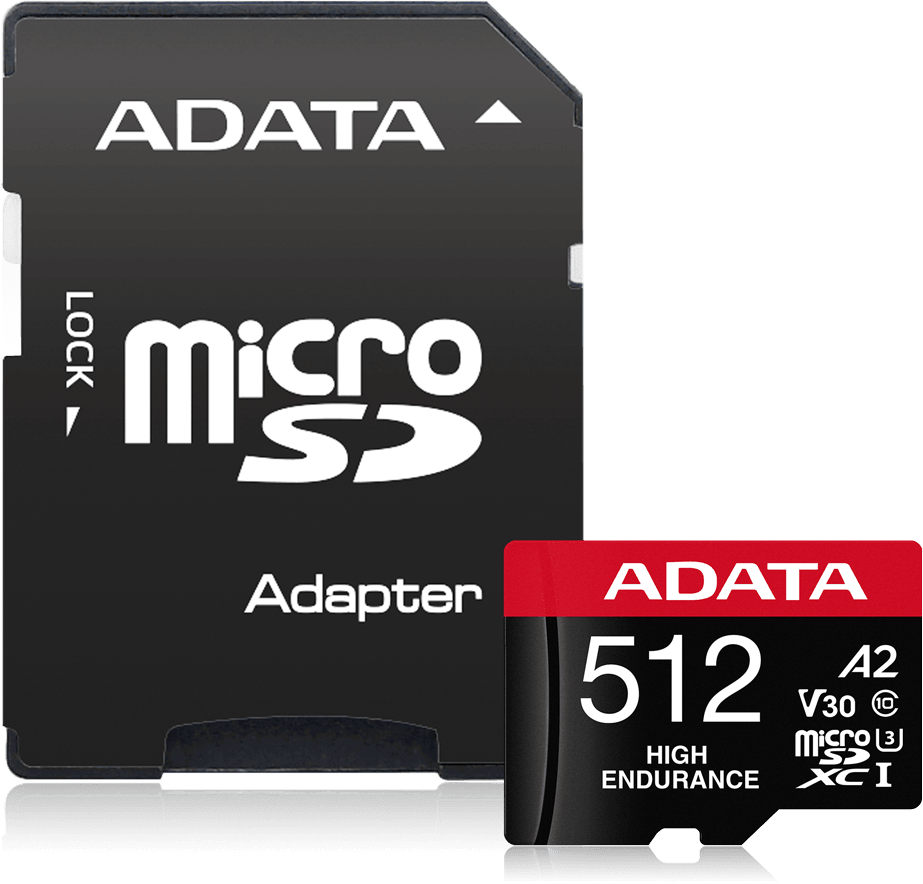 Carte mémoire ADATA 512 Go microSDXC/SDHC UHS-I haute endurance (AUSDX512GUI3V30SHA2-) — image 3