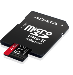 Carte mémoire ADATA 512 Go microSDXC/SDHC UHS-I haute endurance (AUSDX512GUI3V30SHA2-)