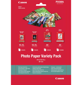 Papier photo Canon VP-101 Lot de 4x6” et 20...