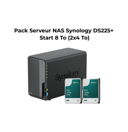 Pack Serveur NAS 2 baies...
