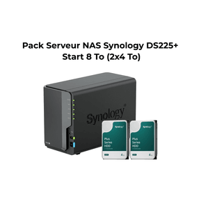 Pack Serveur NAS 2 baies Synology DiskStation® DS225+ Start 8 To (2x4 To)