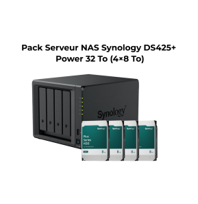 Pack Serveur NAS 2 baies Synology DiskStation®...