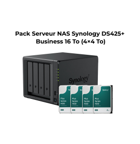 Pack Serveur NAS 2 baies Synology DiskStation®...