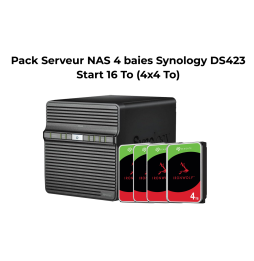 Pack Serveur NAS 4 baies...