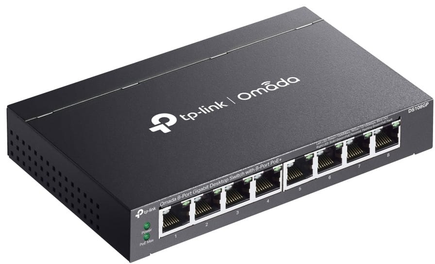 Switch de bureau TP Link DS108GP non administrable 8 ports PoE+ Gigabit — image 2