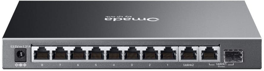 TP Link ES210GP Omada 10-Port Gigabit Easy Managed Switch with 8 PoE+ Ports — image 1