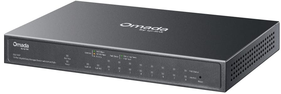 TP Link ES210GP Omada 10-Port Gigabit Easy Managed Switch with 8 PoE+ Ports — image 4