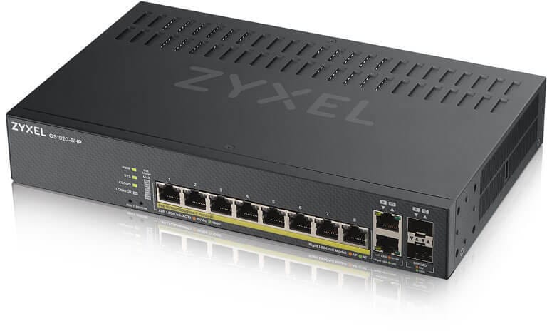 Switch Administrable Zyxel ZY-GS19208HPV2 8ports 2SFP PoE (GS1920-8HPV2-EU0101F) — image 3