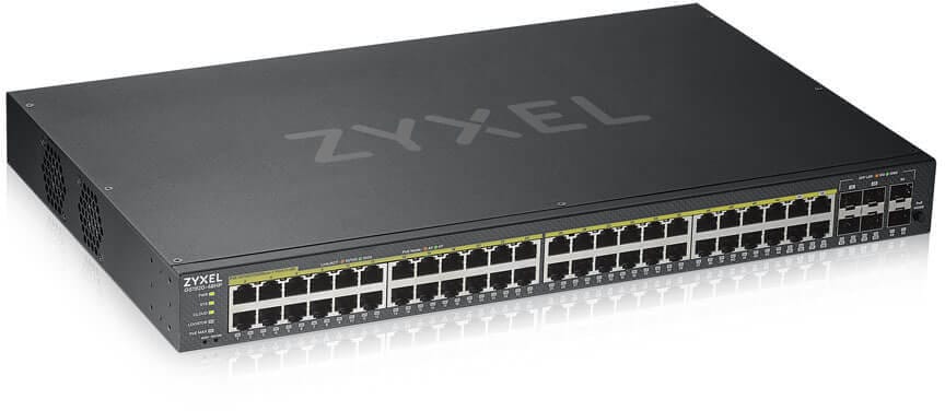 جهاز Switch مُدار Zyxel ZY-GS192048V2 48 منفذ 2SFP (GS1920-48V2-EU0101F) — صورة 2