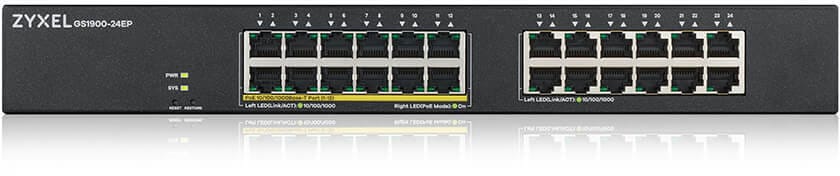 Zyxel GS1900-24 PoE Managed Switch 24 GbE Ports L2 (GS1900-24EP-EU0101F) — image 1