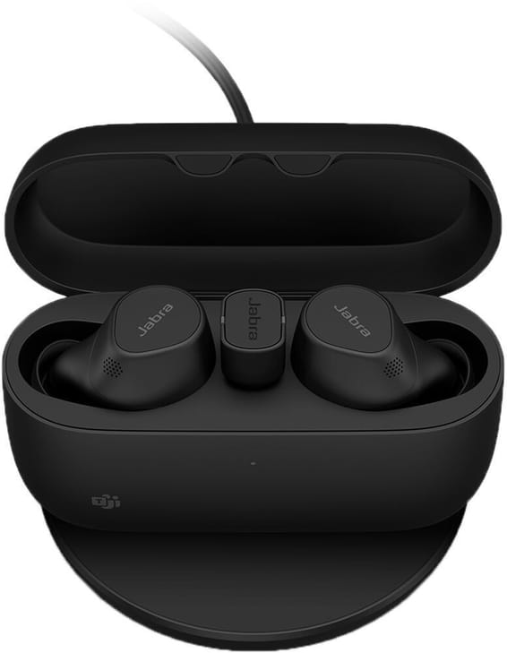 Écouteurs Bluetooth Jabra Evolve2 Buds USB-C MS avec boîtier chargeur sans fil (20797-999-889)