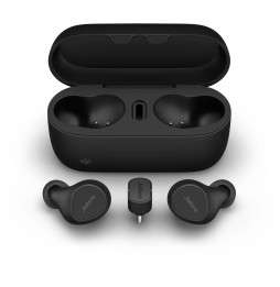 Écouteurs Bluetooth Jabra Evolve2 Buds USB-C MS avec boîtier chargeur sans fil (20797-999-889)