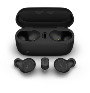 Écouteurs Bluetooth Jabra Evolve2 Buds USB-C MS avec boîtier chargeur sans fil (20797-999-889)