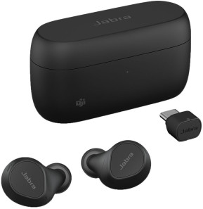 Écouteurs Bluetooth Jabra Evolve2 Buds USB-C MS avec boîtier chargeur sans fil (20797-999-889)